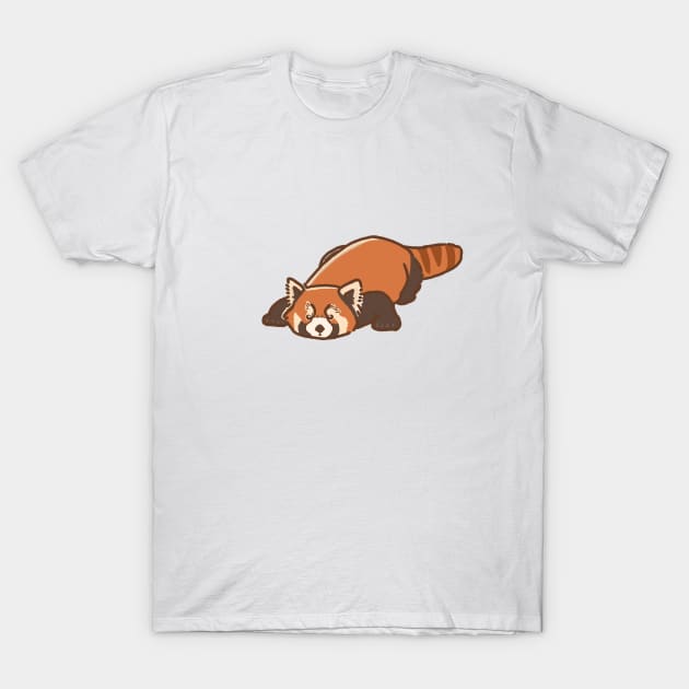 Red Panda T-Shirt by KatiaMart